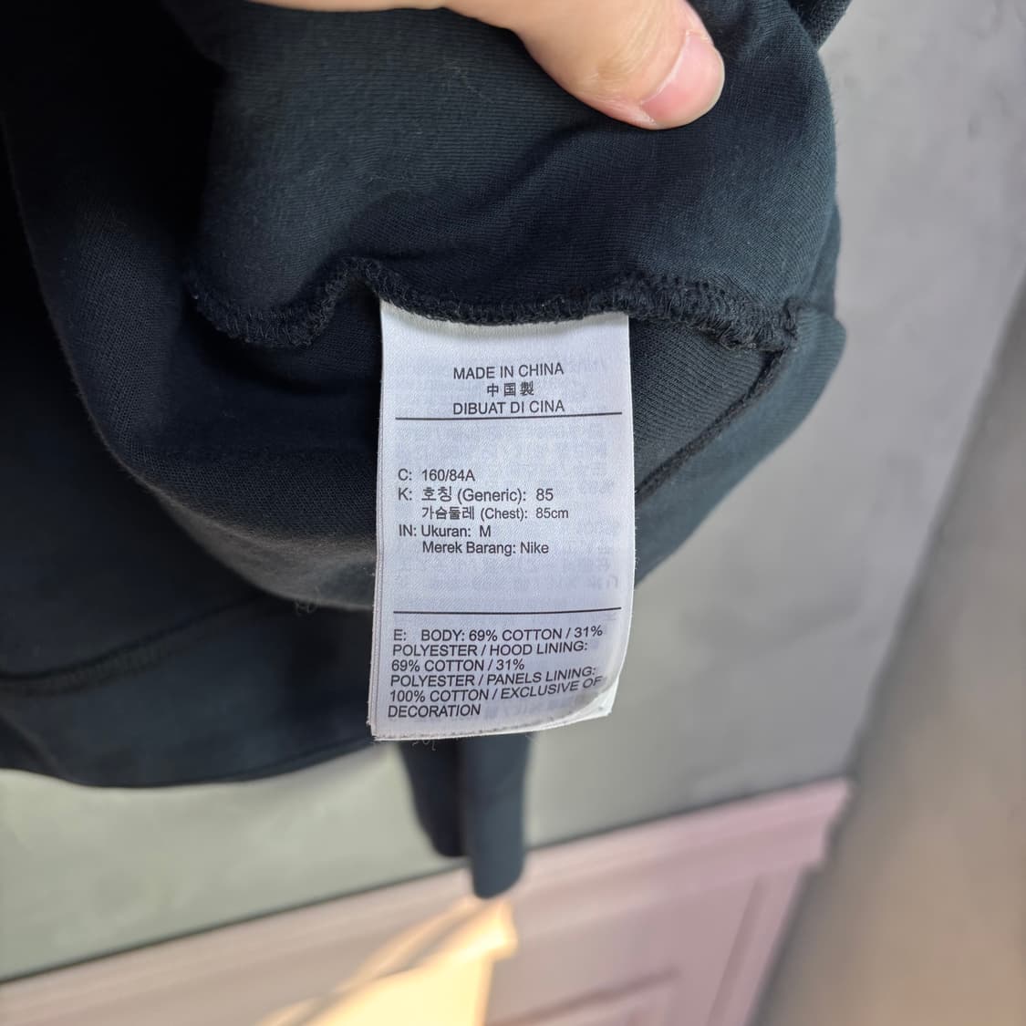 나이키 우먼스 테크팩 후드집업 블랙 상품이미지3