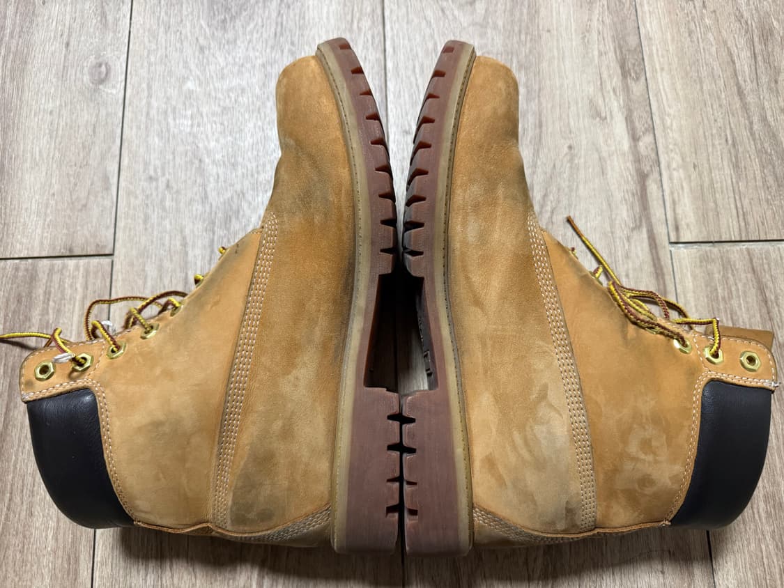 팀버랜드 프리미엄 6인치 워터프루프 부츠 위트 누벅 - 와이드 275 상품이미지3