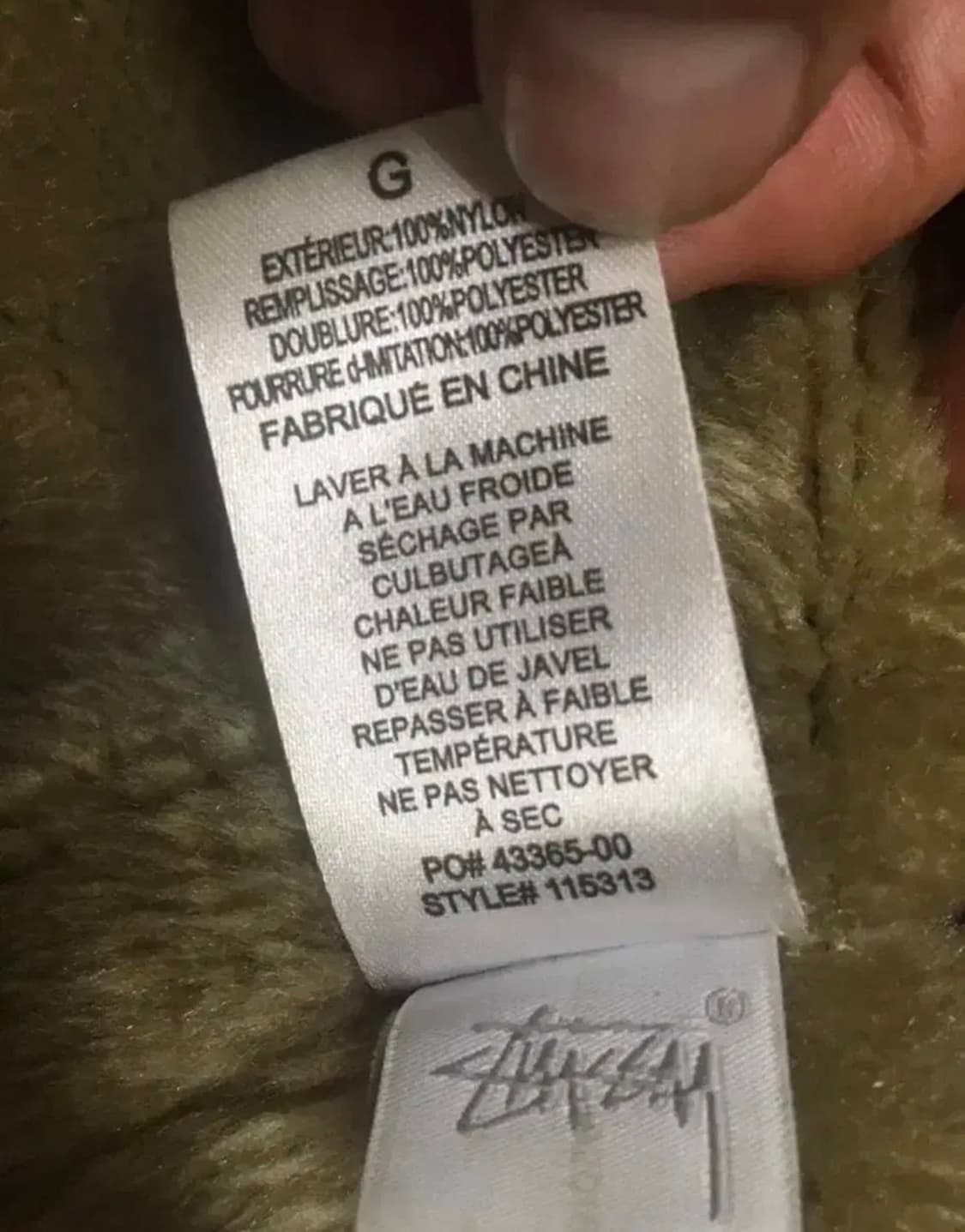 [L-105] 스투시 코치 자켓 (퍼 안감) 상품이미지4