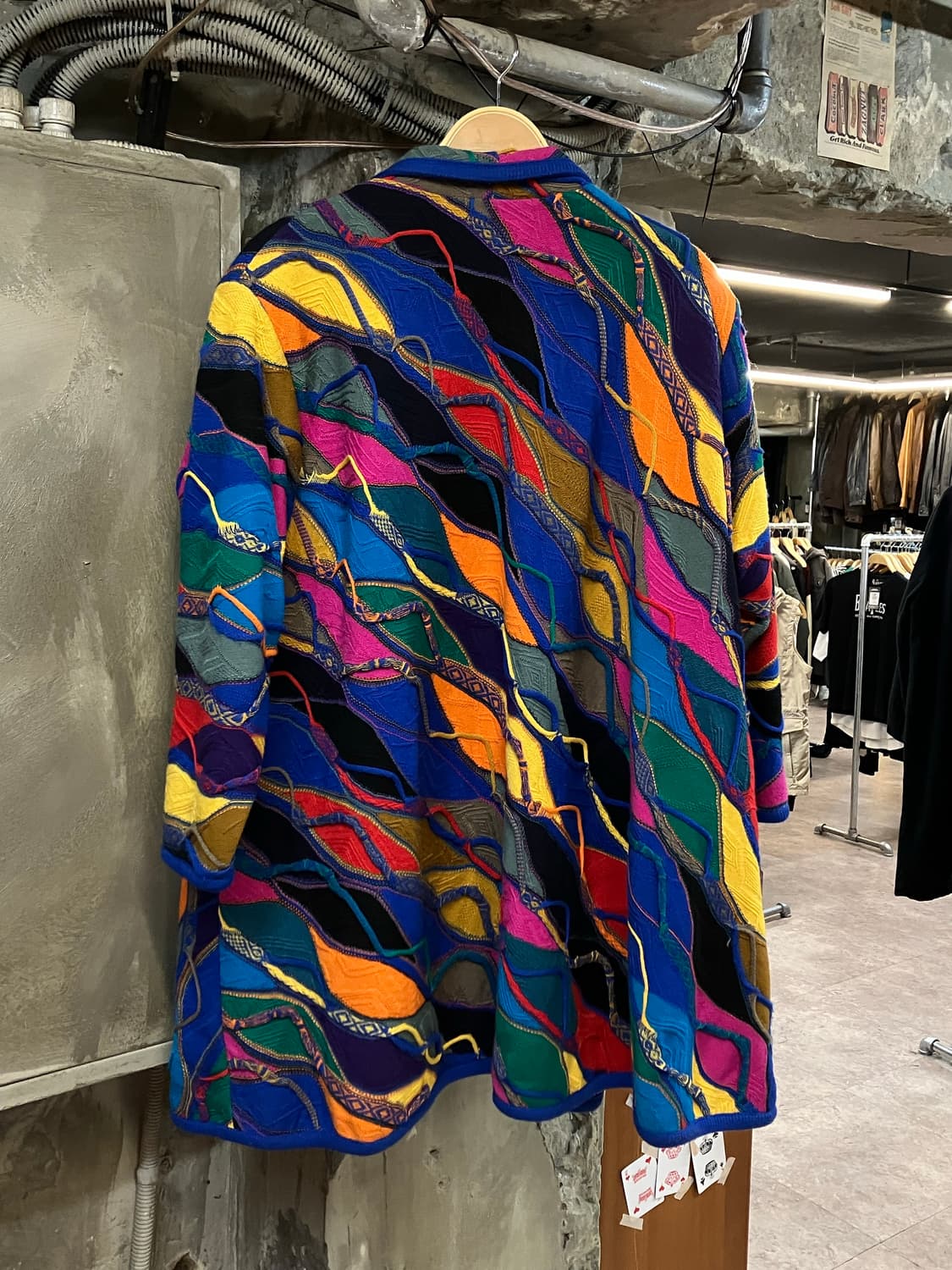 COOGI 케이블 패턴 니트 롱 가디건 M #csz1699 상품이미지2