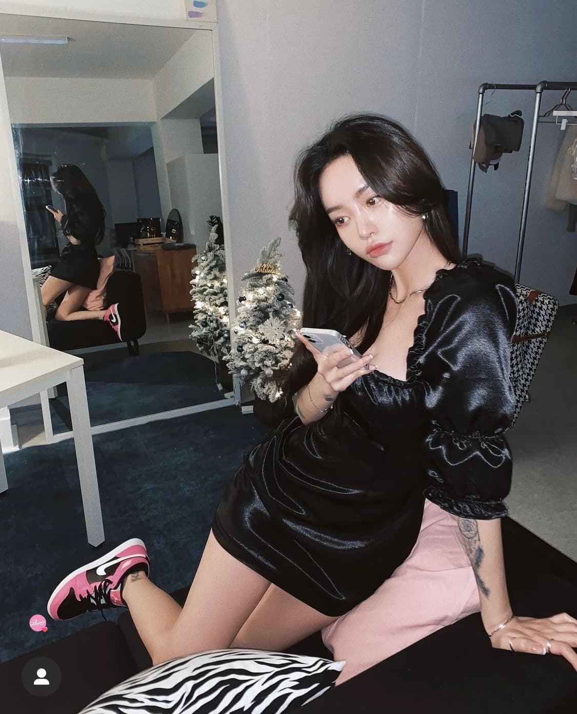 페일제이드 새틴 원피스 상품이미지5