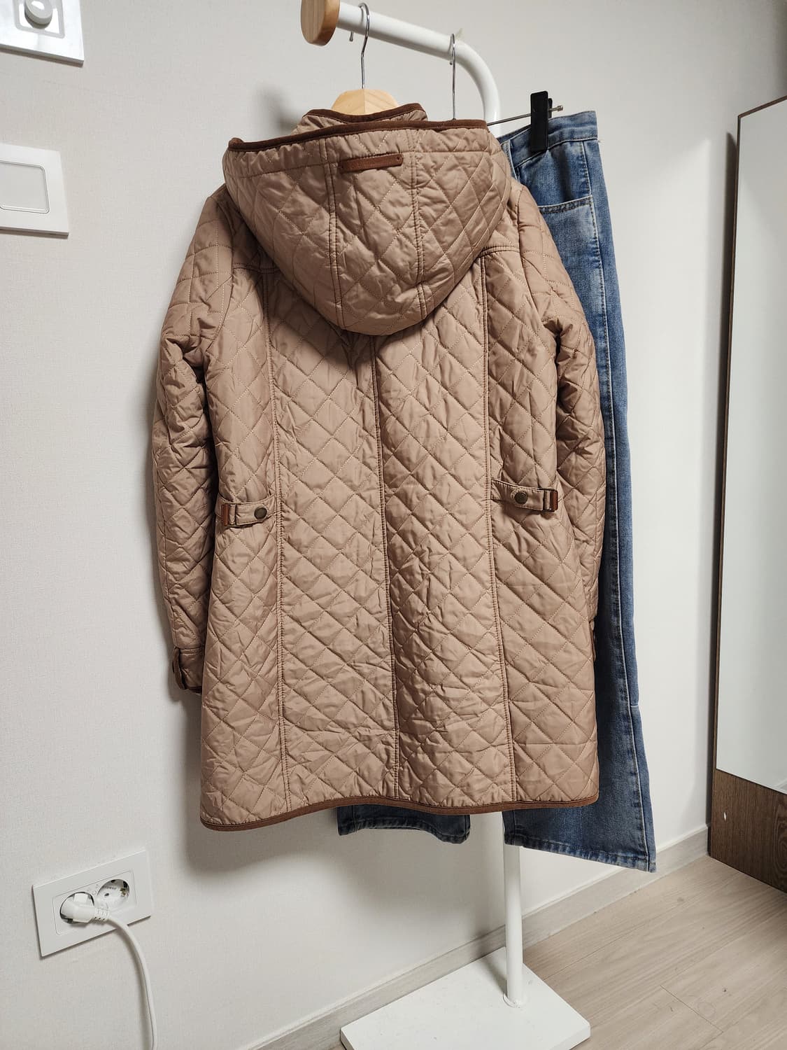 BCBG 퀼팅 코트 자켓 상품이미지3