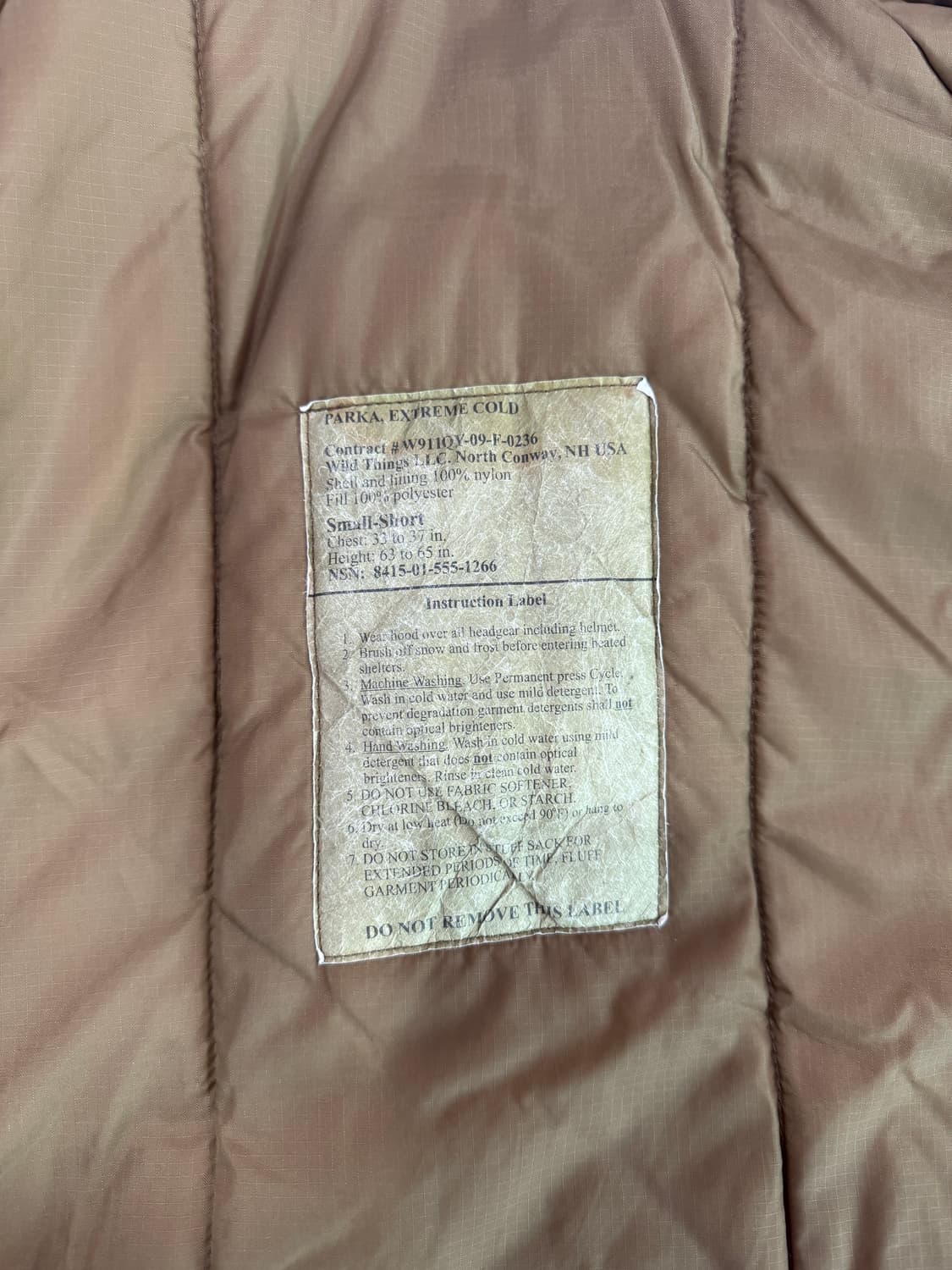 usmc 프리마로프트 스몰숏 상품이미지4