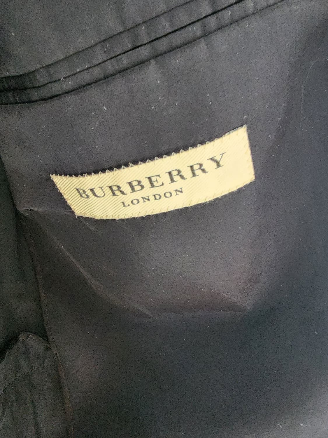 BURBERRY 버버리 나일론 블레이저 팜. 100사이즈 블랙 정장 자켓 상품이미지5