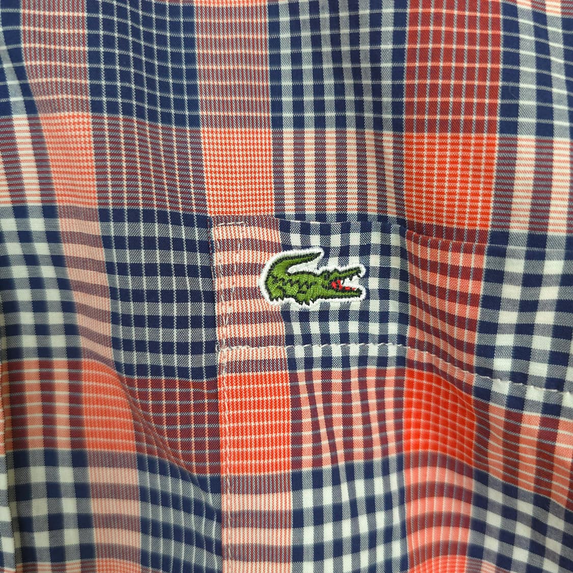 남성용 라코스테 Lacoste 슬림핏 체크 셔츠 110 상품이미지4