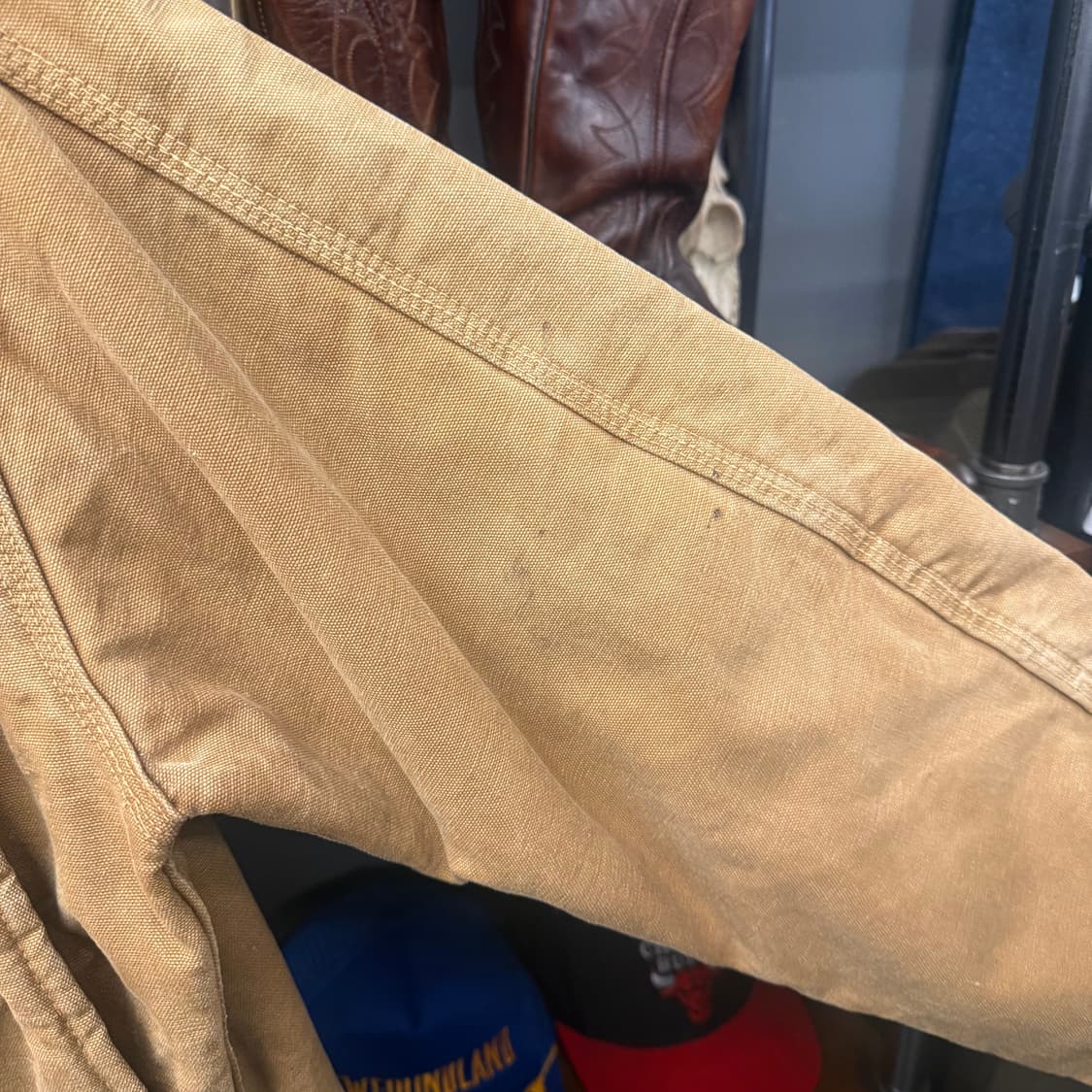 70s Carhartt 칼하트 워크 초어 자켓 / 포켓 코듀로이 카라 상품이미지9