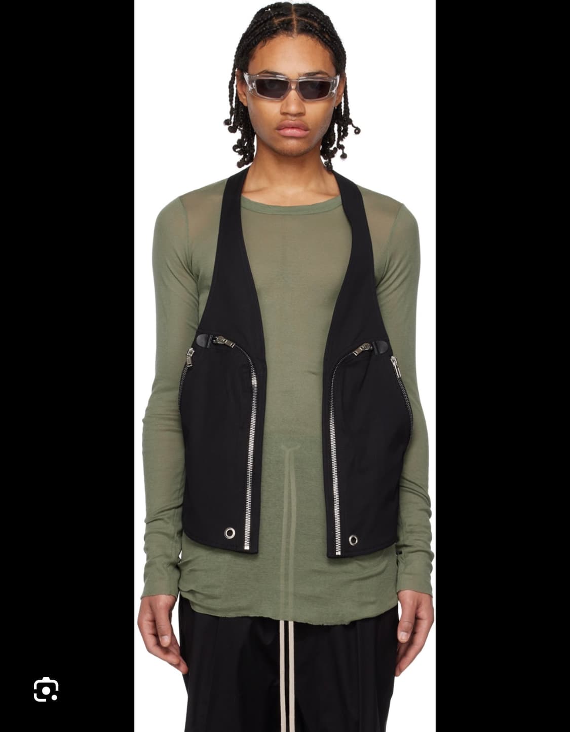 rick owens/bauhaus vest/48 상품이미지1