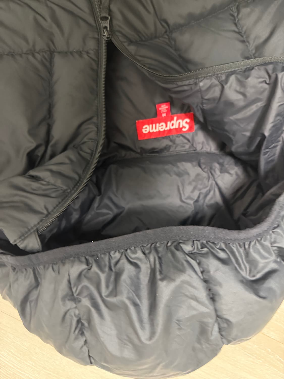 슈프림 마이크로다운 하프집 패딩 상품이미지3