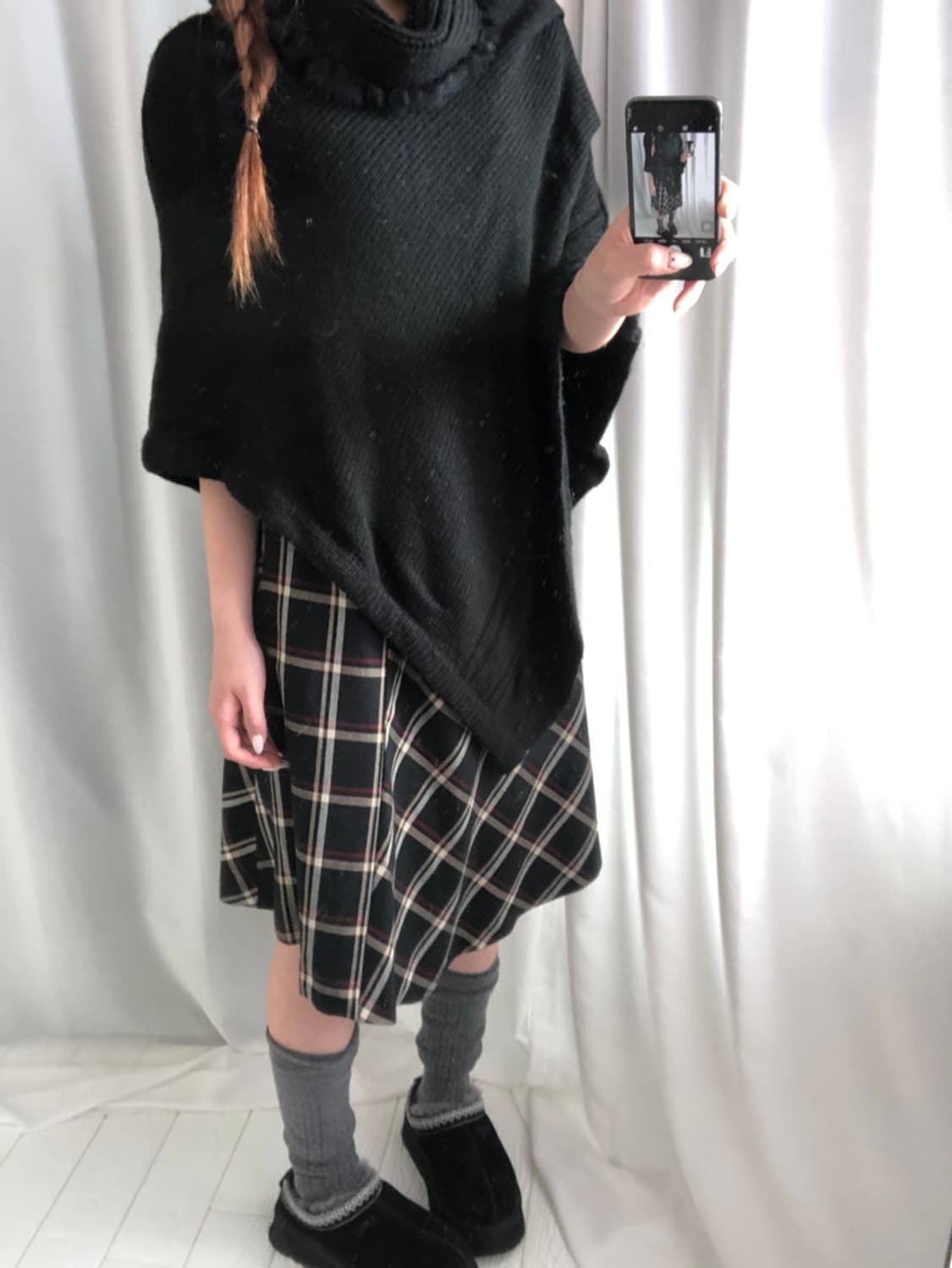 794. midi vintage check SK 상품이미지5