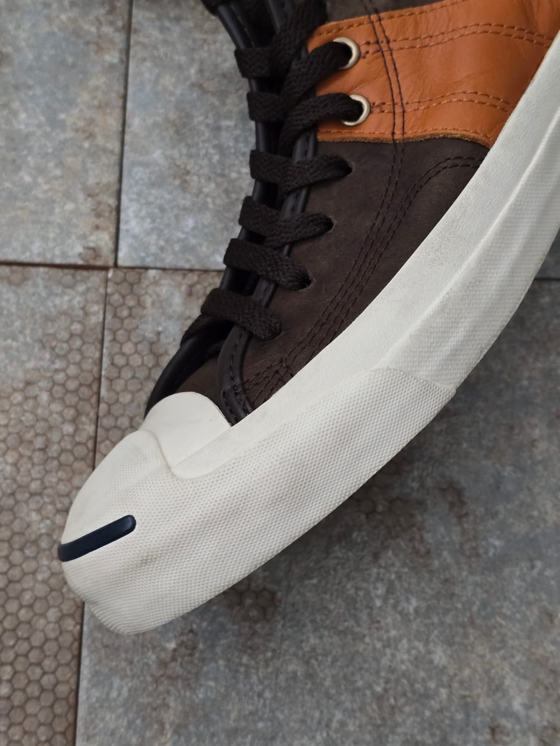 (260)컨버스 잭퍼셀 레더 하이  상품이미지3