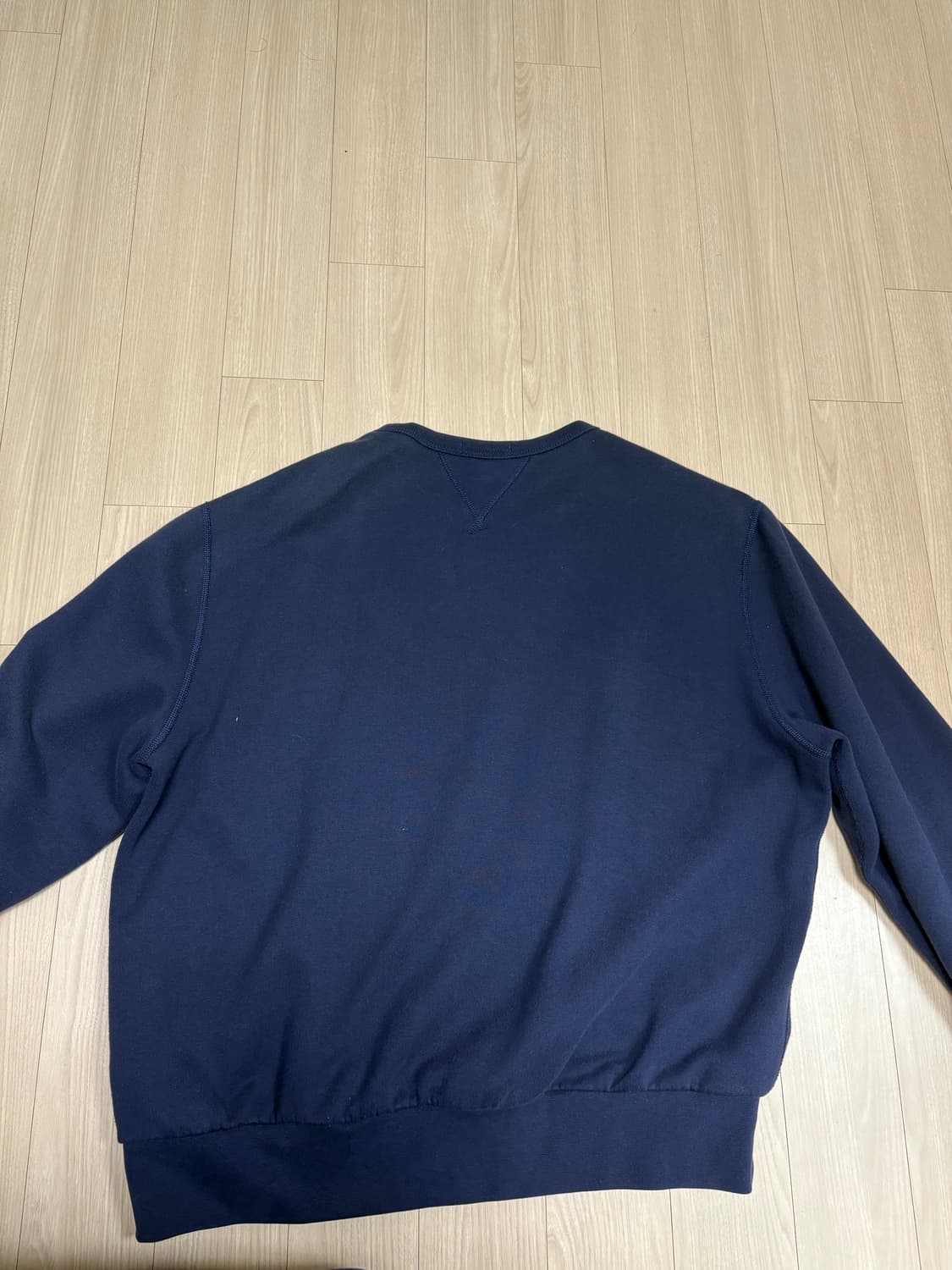 폴로 맨투맨 네이비 상품이미지2