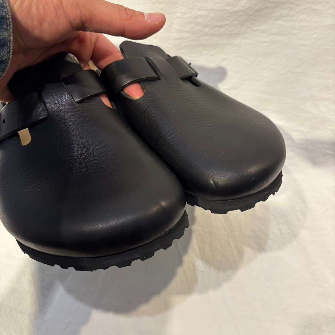 버켄스탁 보스턴 레더 슬리퍼 상품이미지4