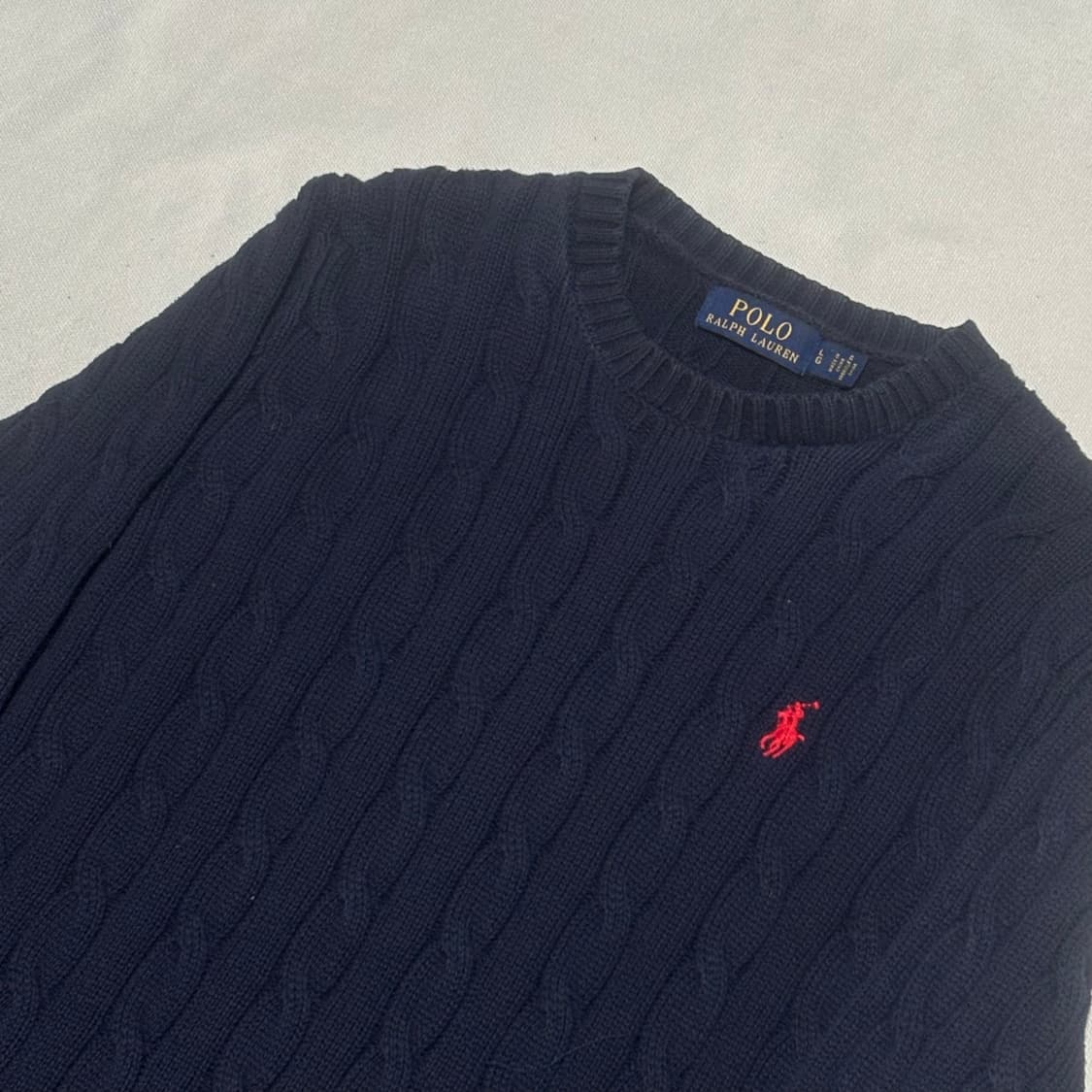 L 폴로랄프로렌 케이블 니트 상품이미지1