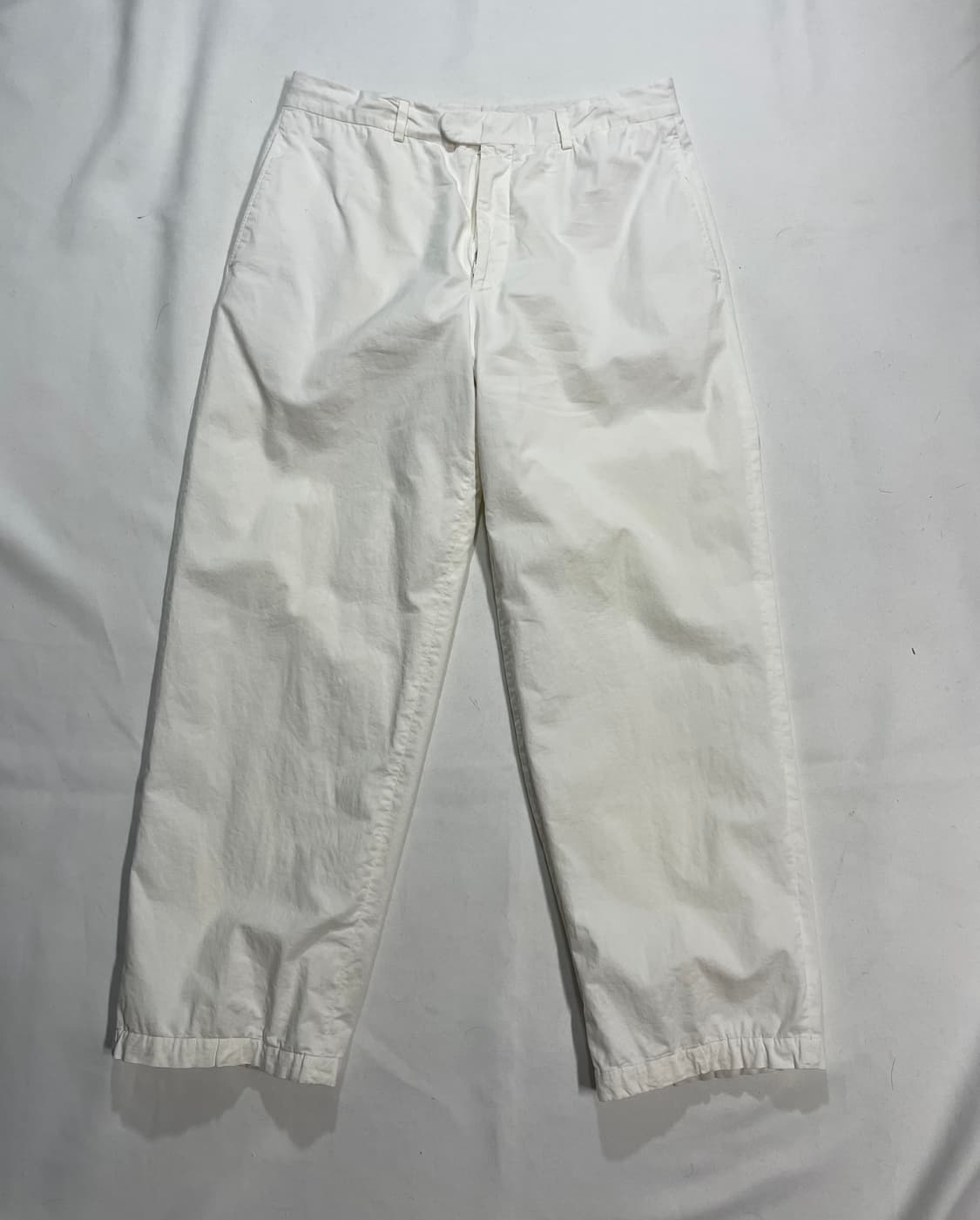 에르메스 화이트 코튼 트라우저 상품이미지1