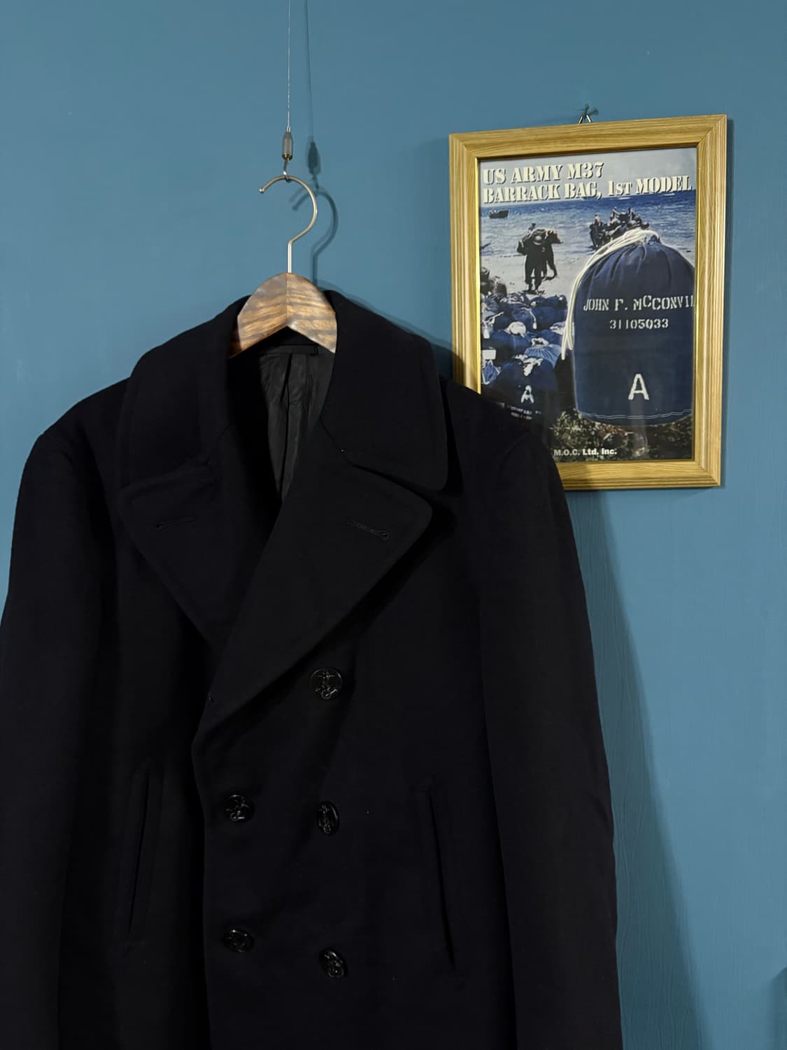 60's USN 8 Button Pea coat. 상품이미지2