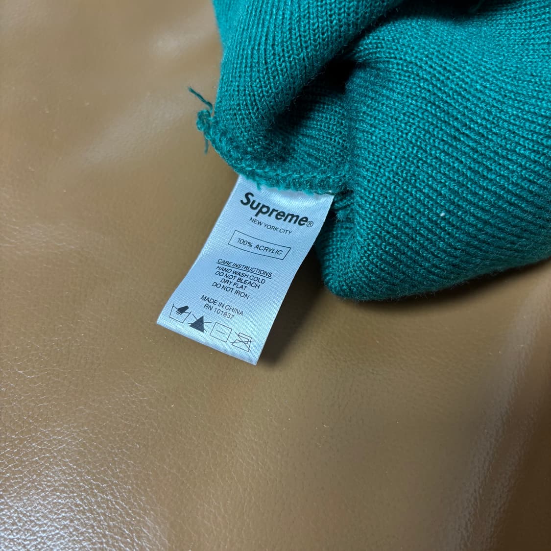 슈프림 비니 모자 로즈 장미 틸 블루 상품이미지6