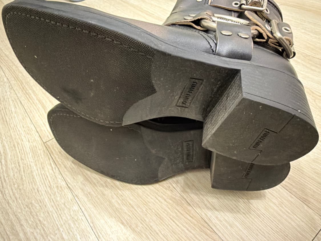 미우미우 바이커 앵클부츠 38 상품이미지7