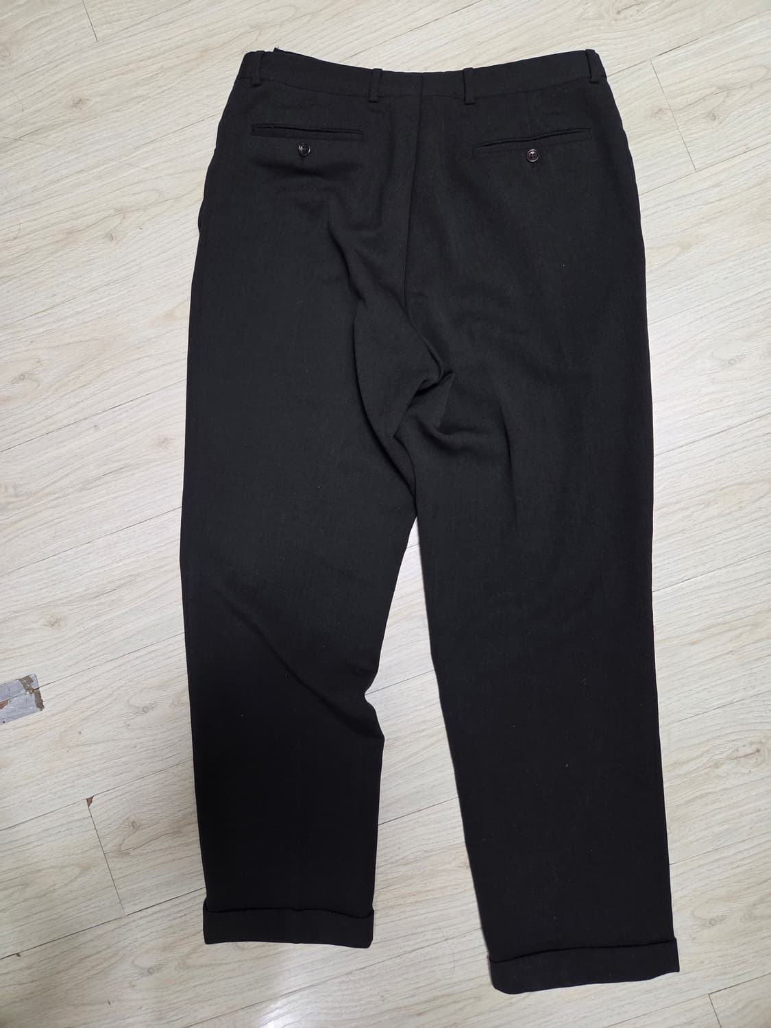 아르마니 꼴레지오니 블랙 슬랙스 34 상품이미지2