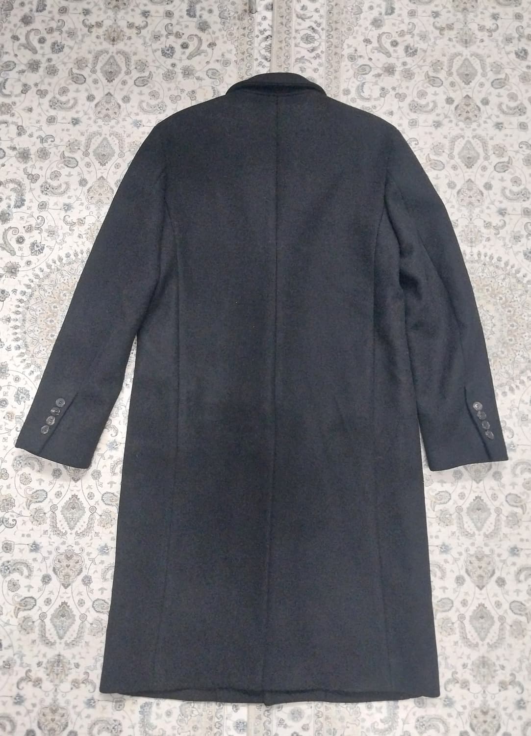 마마가리 블랙 캐시미어혼방 코트 48 상품이미지3