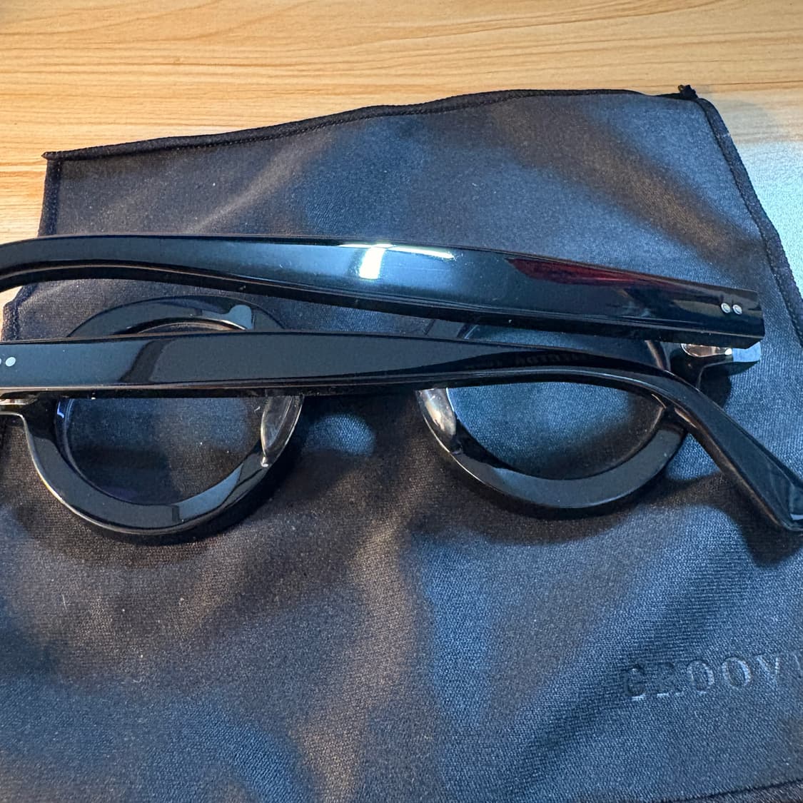 이펙터 릭 안경 블랙 원형 뿔테 상품이미지8