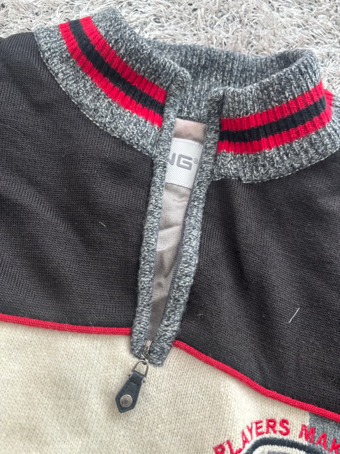 골프웨어 PING 니트 반집업 사이즈 100 상품이미지4