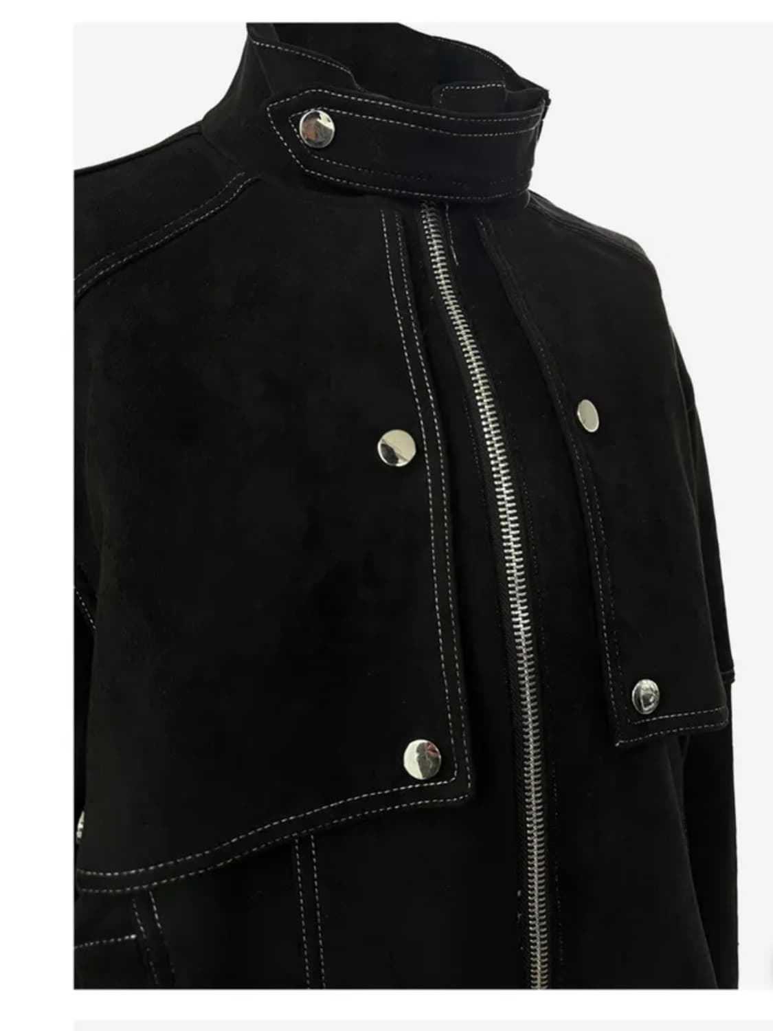 빈티지 스티치 스웨이드 자켓 상품이미지2