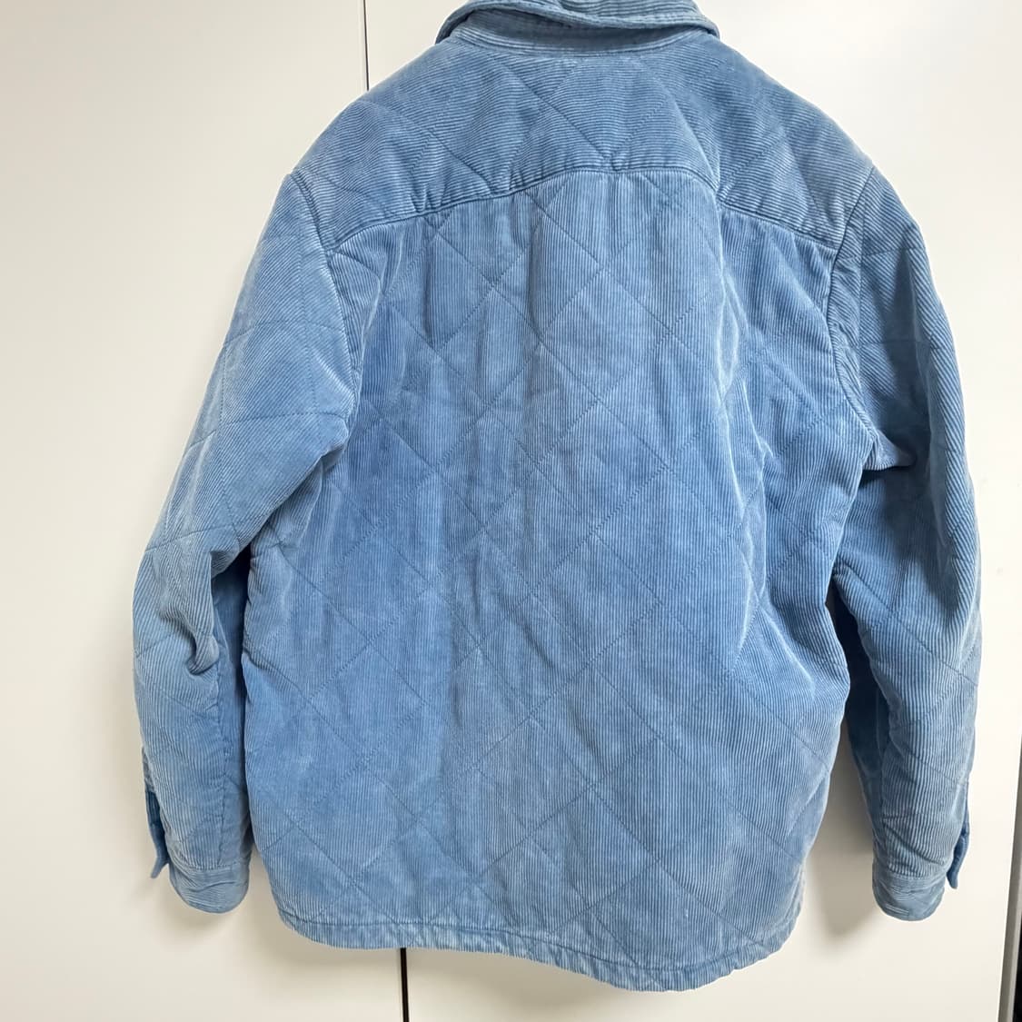22FW 슈프림 퀼티드 코듀로이 셔츠 슬레이트 블루 상품이미지7