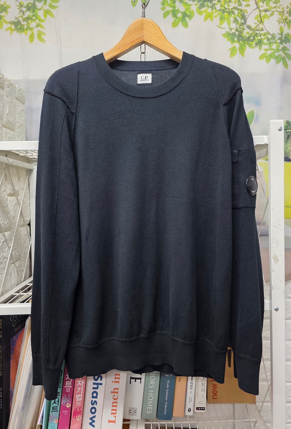 씨피컴퍼니 남성 니트티 105 렌즈 크루넥 봄~초여름 니트티 MN02 상품이미지1