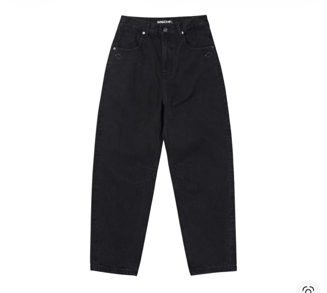 (W) 미스치프 롬버스 슬로치 진 블랙 (M) 상품이미지1