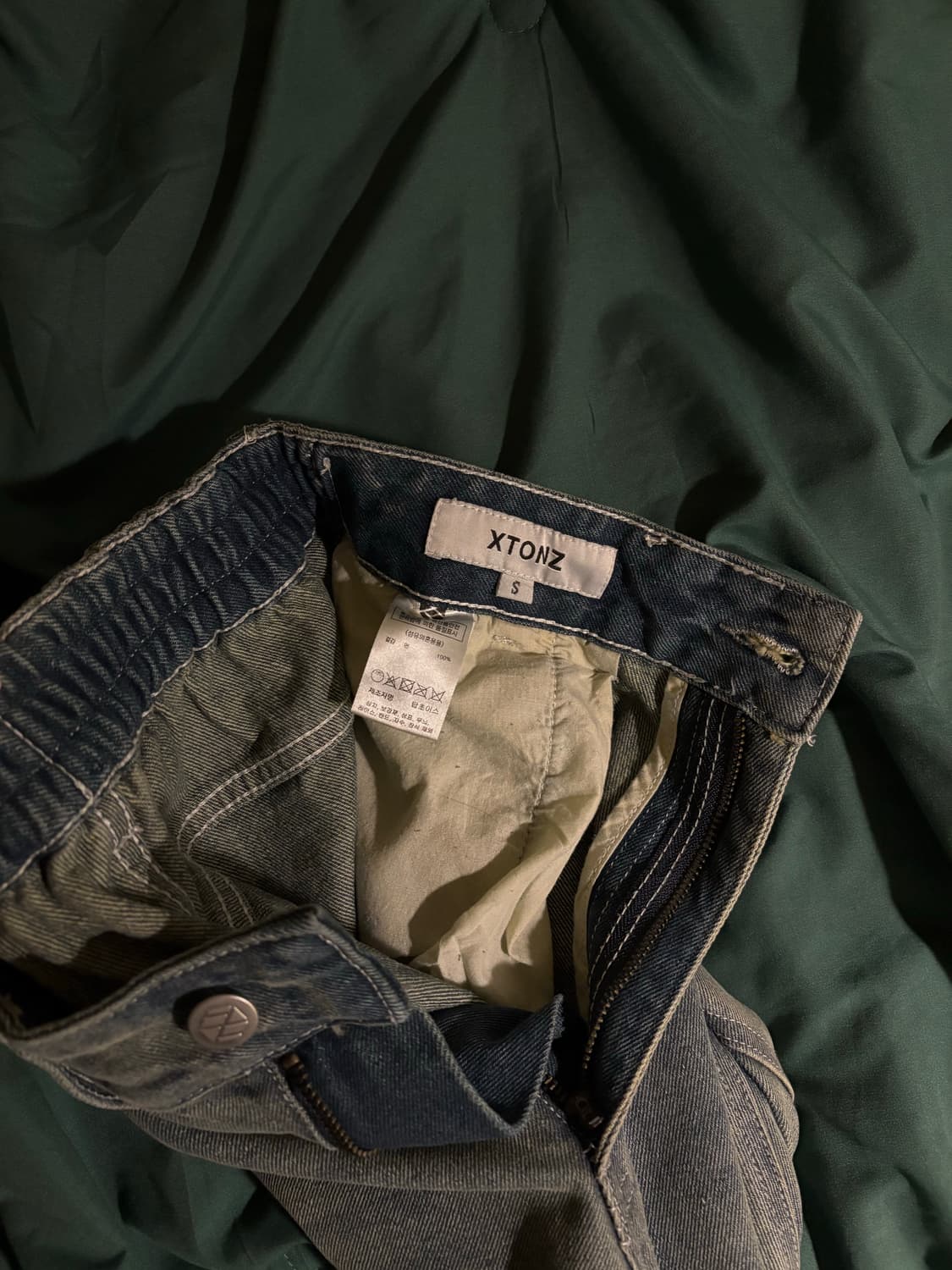 XRONZ 다이아 데님 팬츠 s 상품이미지4