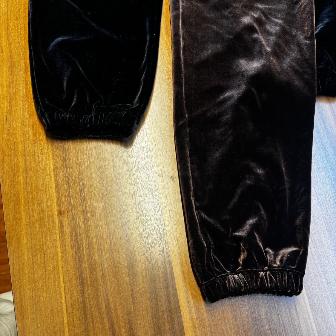 여성 벨벳 조거팬츠 블랙 / 브라운 (허리밴딩 55-77 ) 상품이미지6