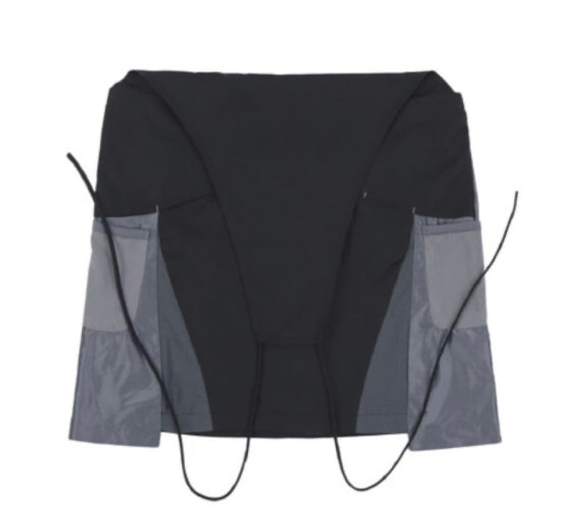 오호스 메쉬 오버롤 스커트 상품이미지1