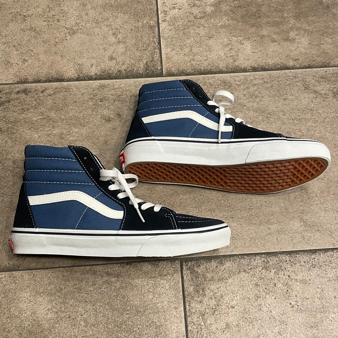 [택포](270)반스 올드스쿨 하이 블루 블랙 상품이미지3