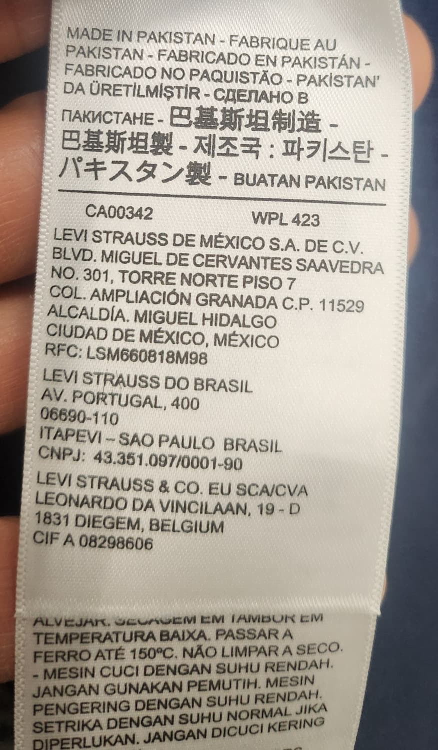 리바이스 네이비 캘리포니아 후드티 S (55반까지) 상품이미지5