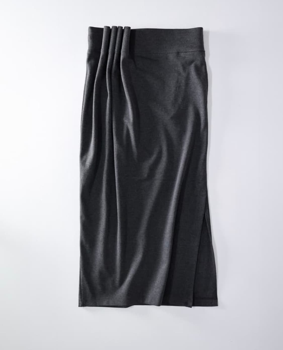 울리카 상투스 curtain long skirt 차콜 상품이미지1