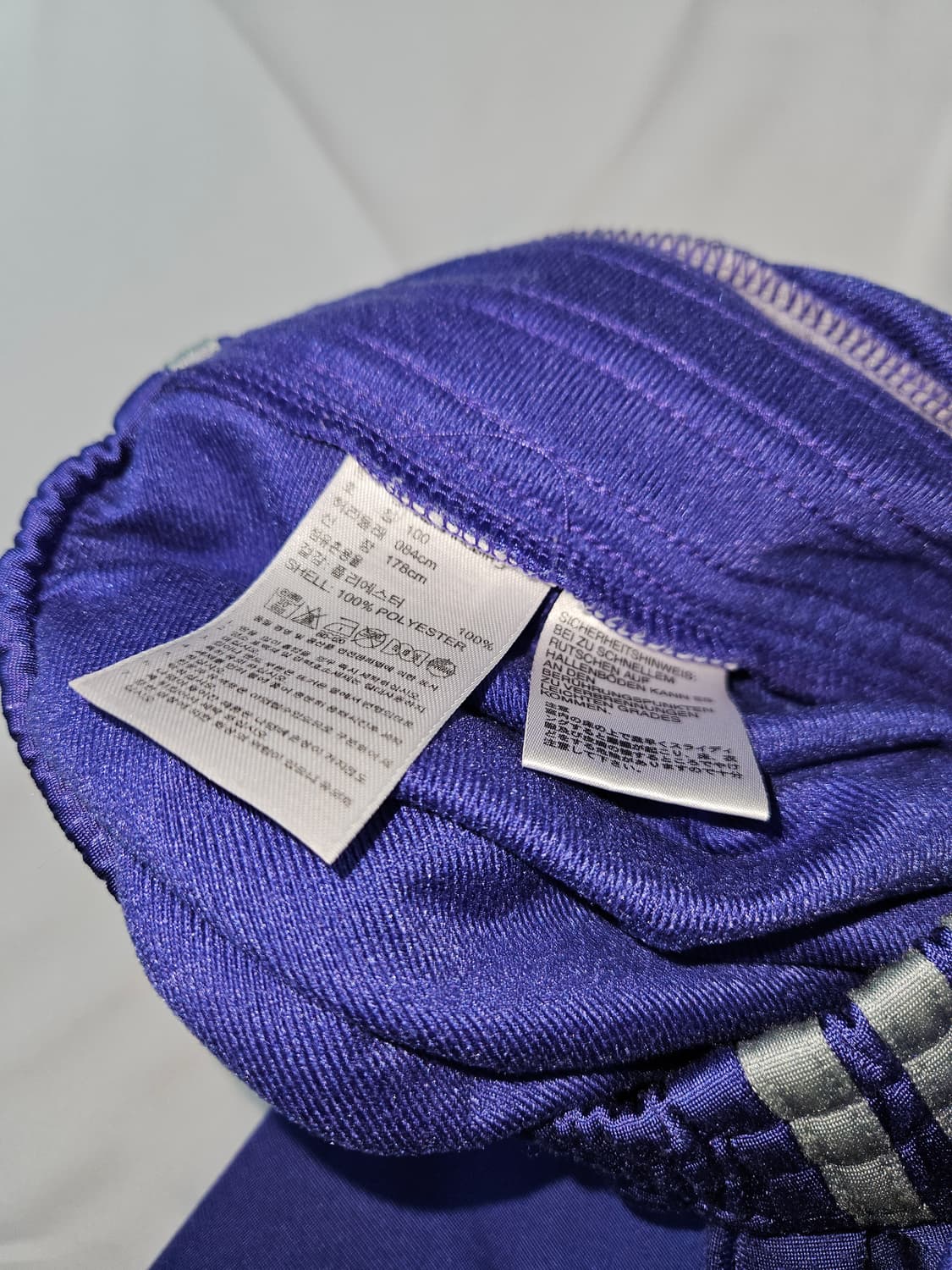 90s 아디다스 y2k 구파이어버드 트랙팬츠 희귀 블루베리 와이드핏 상품이미지5