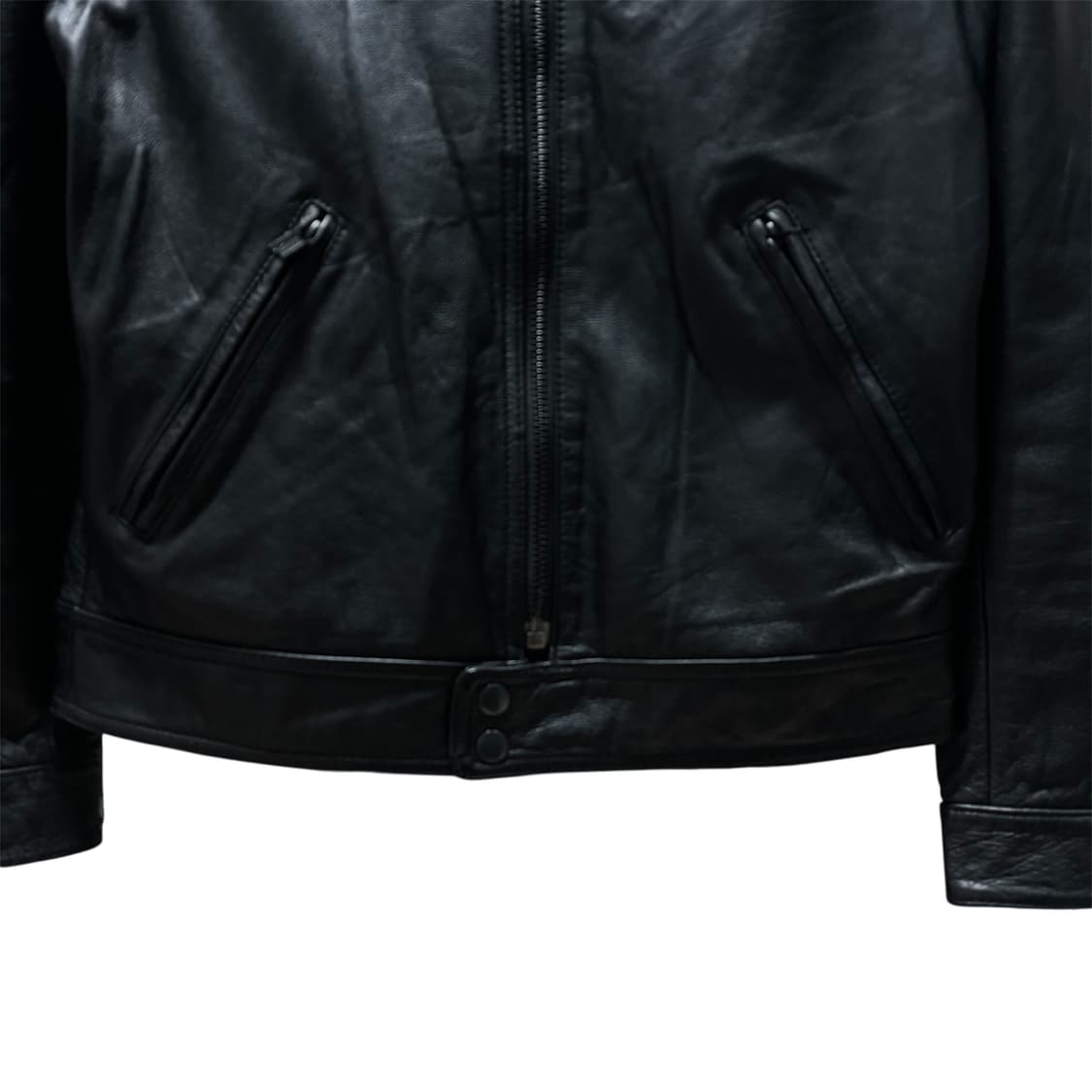 [M] Y-3 레더 바이커 블루종 상품이미지3