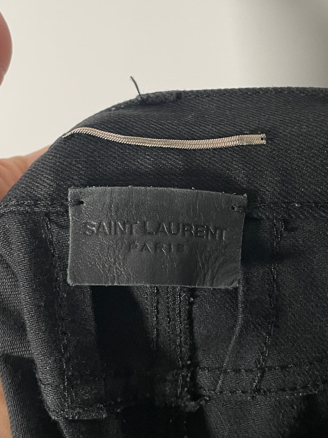 15s 생로랑 슬림핏 레더패널진 (onp.72)   상품이미지7