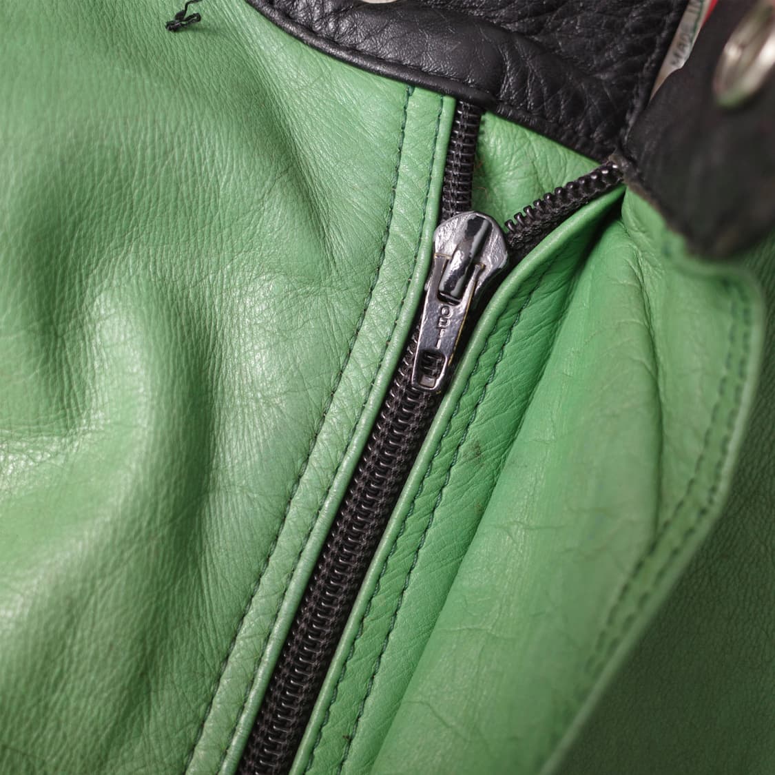 1970's Damen Leathers Green Motorcycle J 상품이미지5