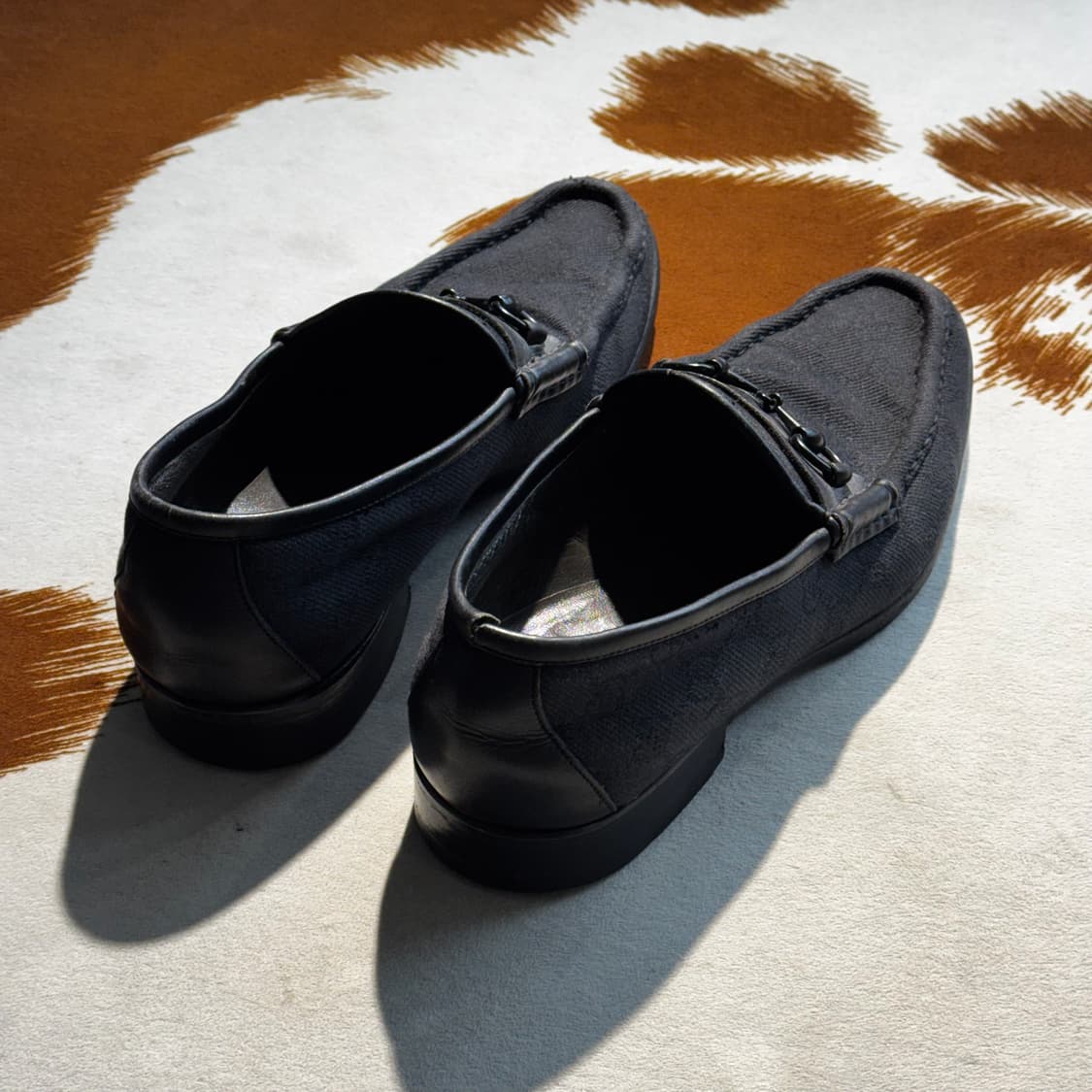 GUCCI 구찌 자카드 홀스빗 로퍼 42 (270) 상품이미지5