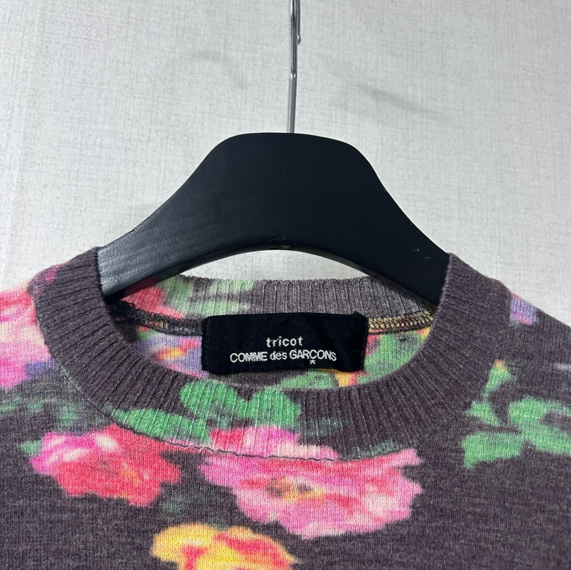 comme des garcons flower pattern knit 상품이미지3