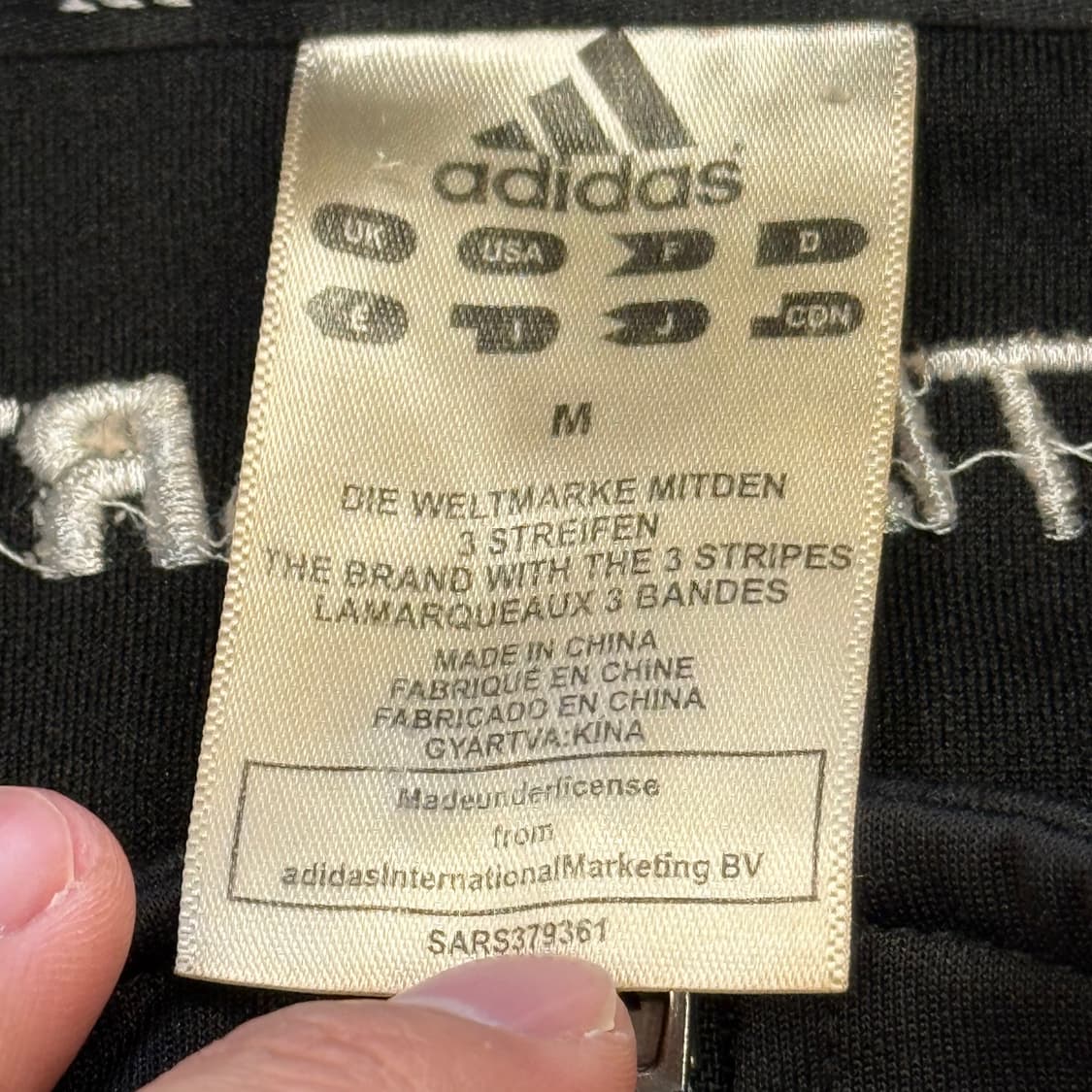 M 아디다스 AC밀란 레드파이핑 블랙 트랙탑  상품이미지4