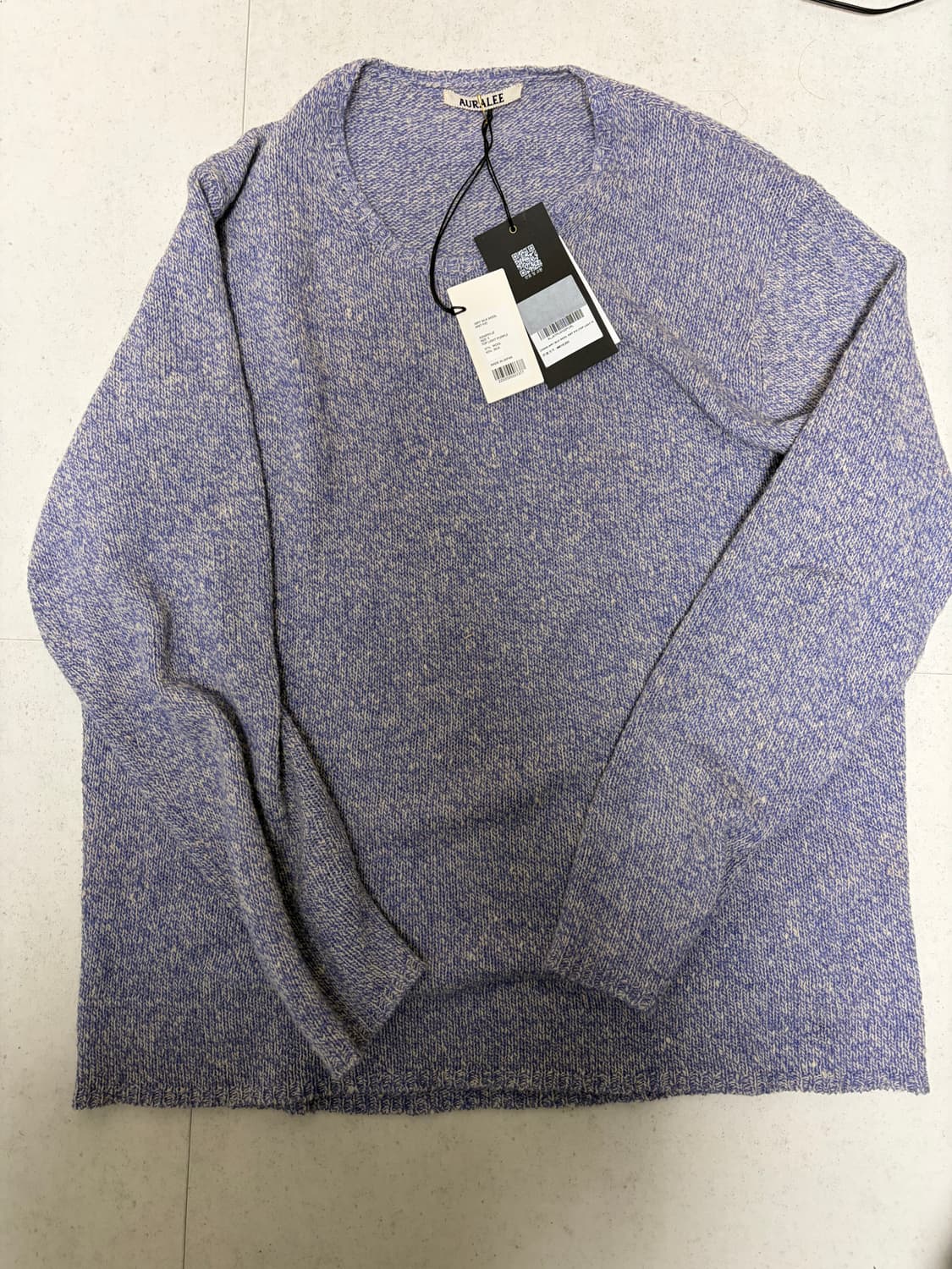 25fw 오라리 에어리 실크 울 니트 5사이즈 상품이미지4