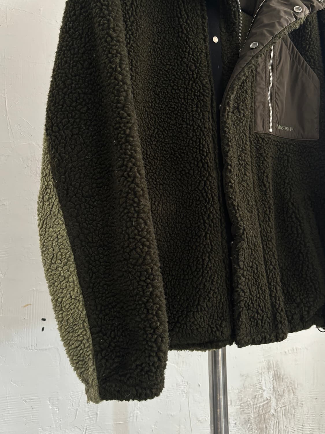 AMBUSH 앰부쉬 투톤 플리스 풀집 자켓 상품이미지3