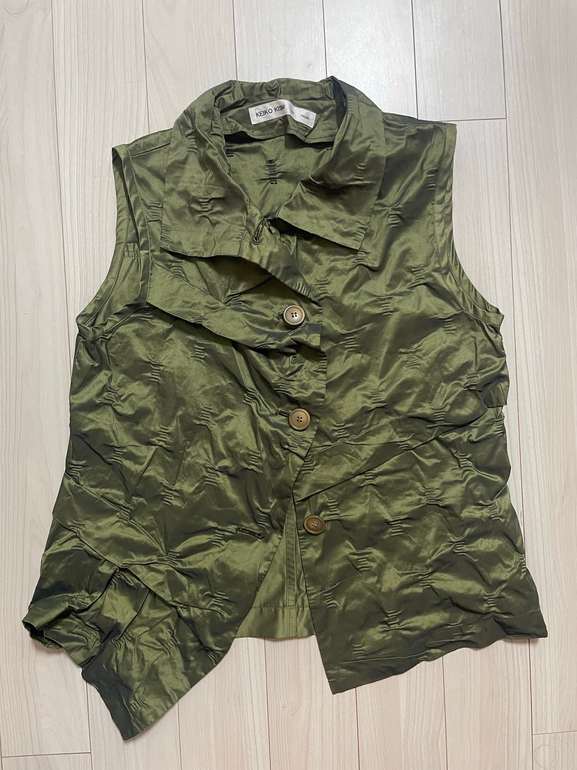 KEIKO KISHI 올리브 조끼 상품이미지1