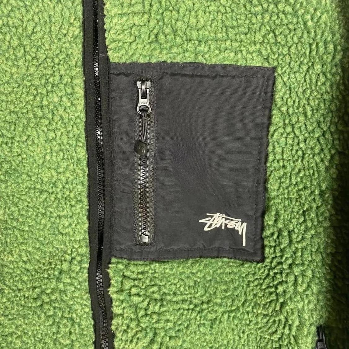 스투시 8볼 쉐르파 자켓 그린 상품이미지3