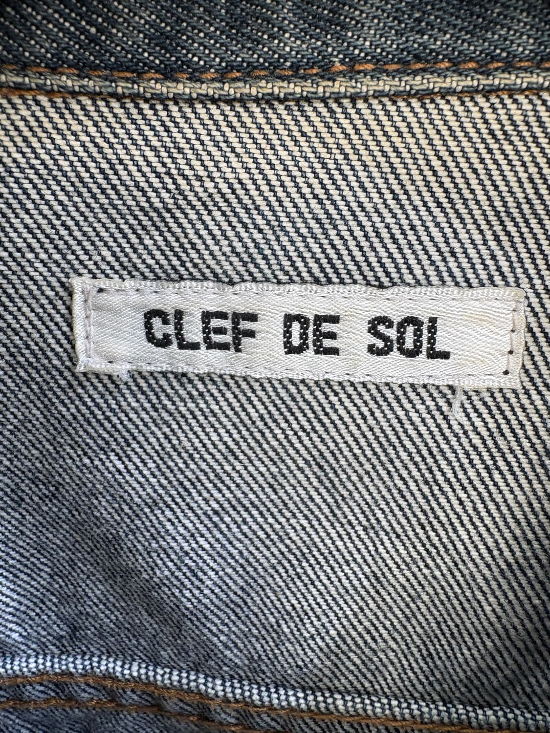 CLEF DE SOL 데님자켓 상품이미지7