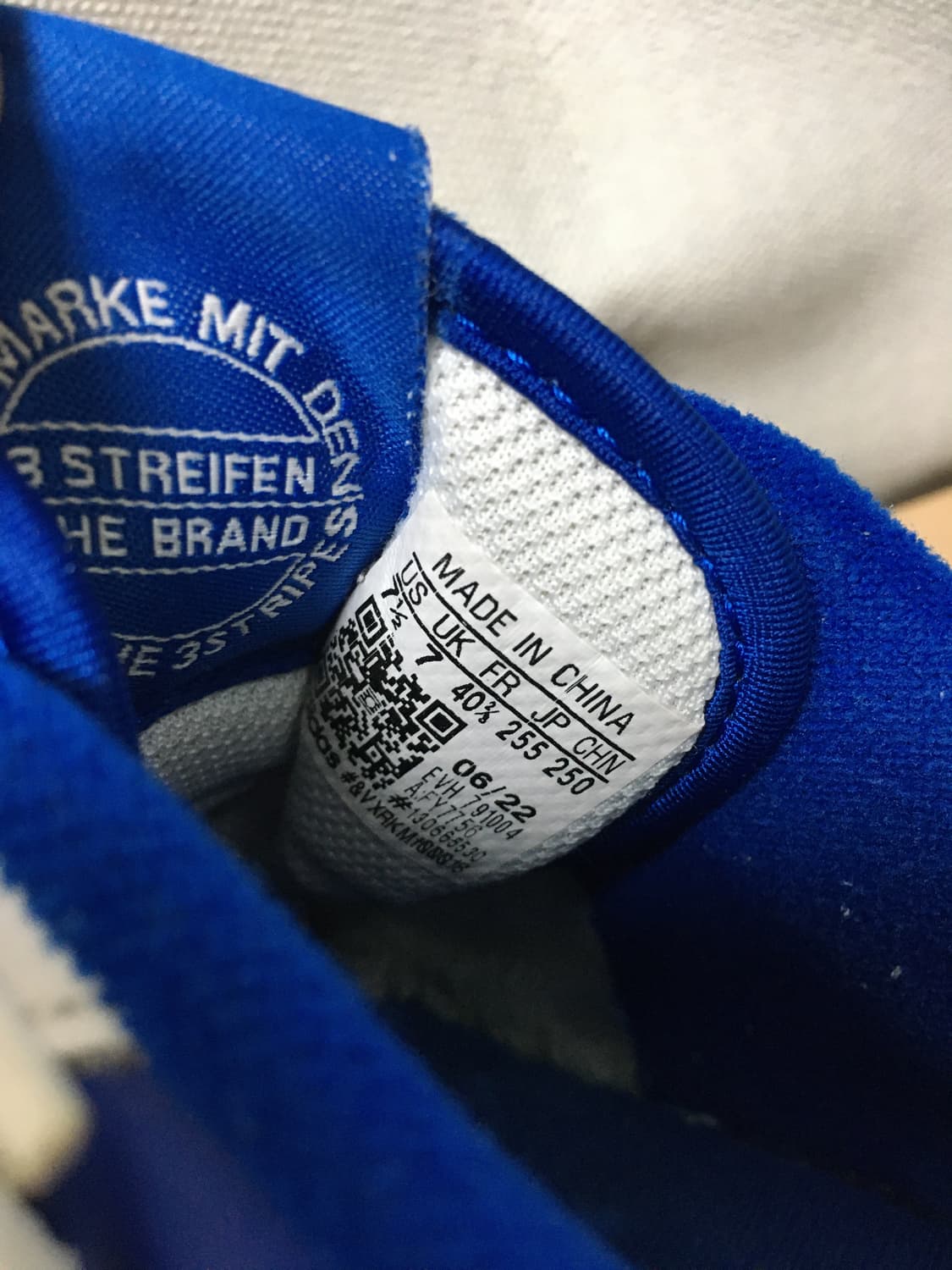 아디다스 포럼 로우 화이트 로얄블루 250-255 상품이미지4