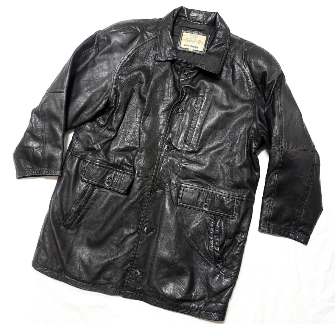 MUW - 레더 코트 상품이미지1