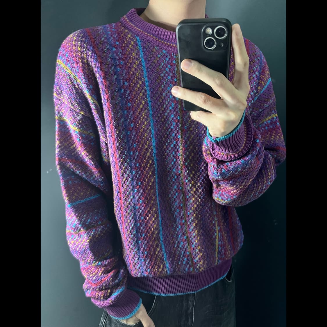 ALEXANDER JULIAN 코튼 니트 상품이미지1